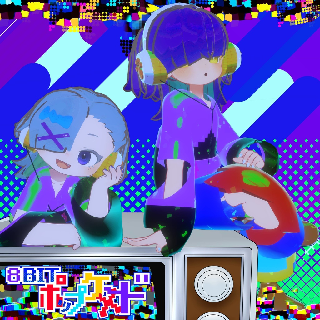 8BITポップケード (シピルカ まめふれんず対応)