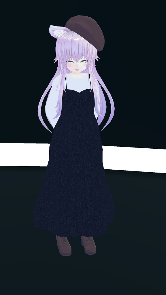 【VRChat想定】デニムワンピ【現時点8アバター対応】