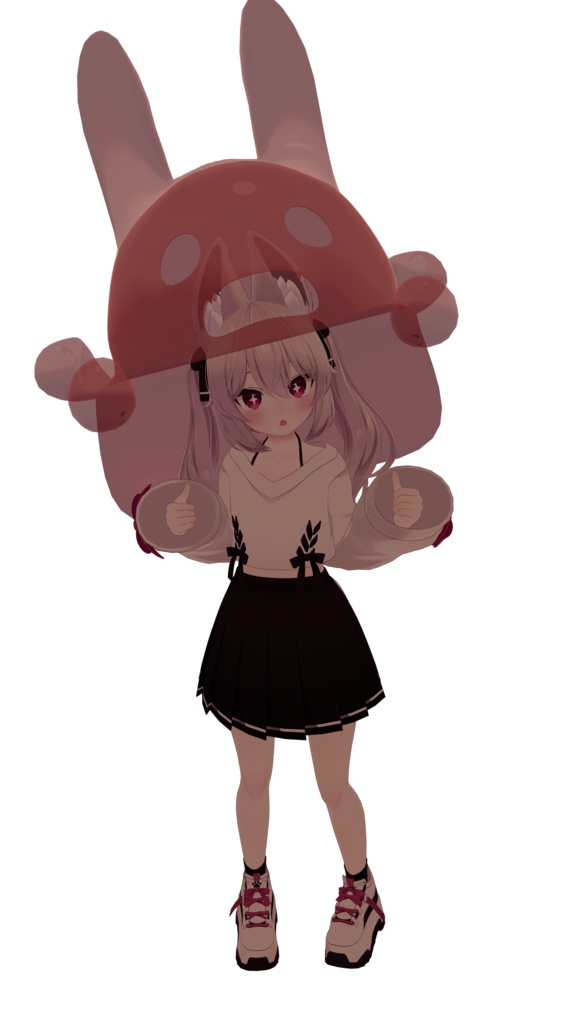 【VRChat想定】ふわわにゃんちゃんおばけ【2023Halloween】