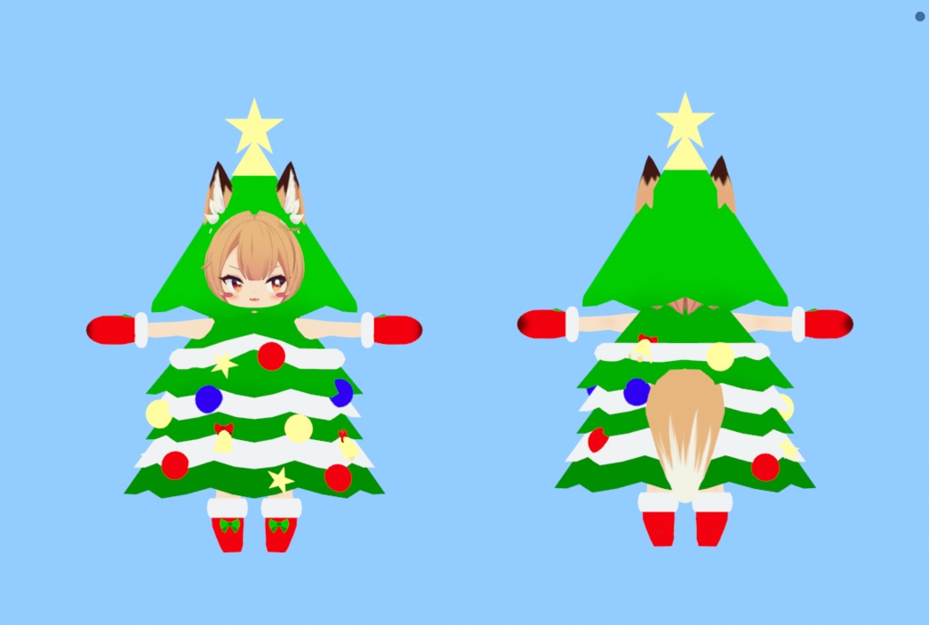 【こうめ専用】雪だるまコーデ!&クリスマスツリーコーデ!