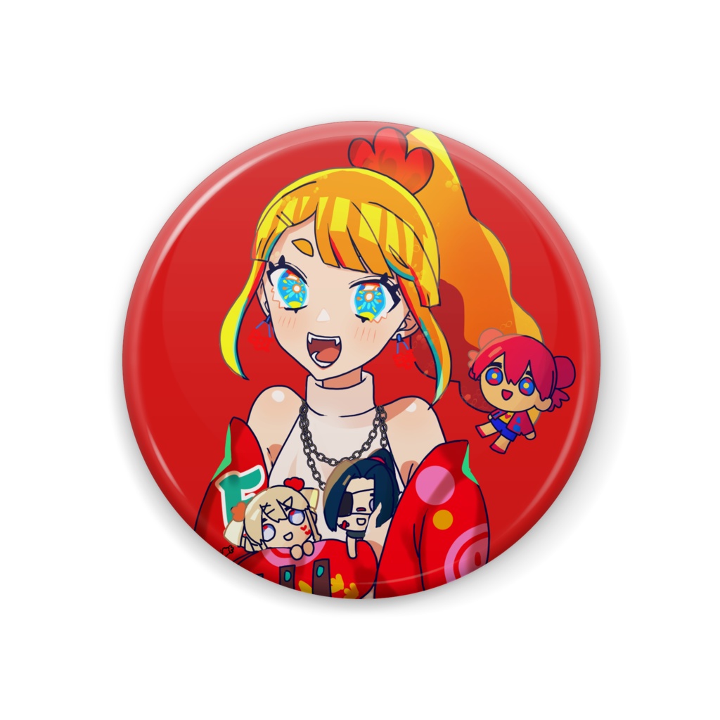 油衣原エビ🍤缶バッジ