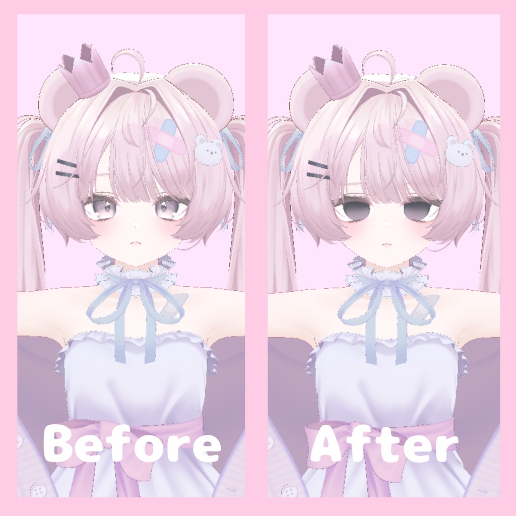 【ミルフィ-Milfy】Face Blendshape + 6 Face Animation