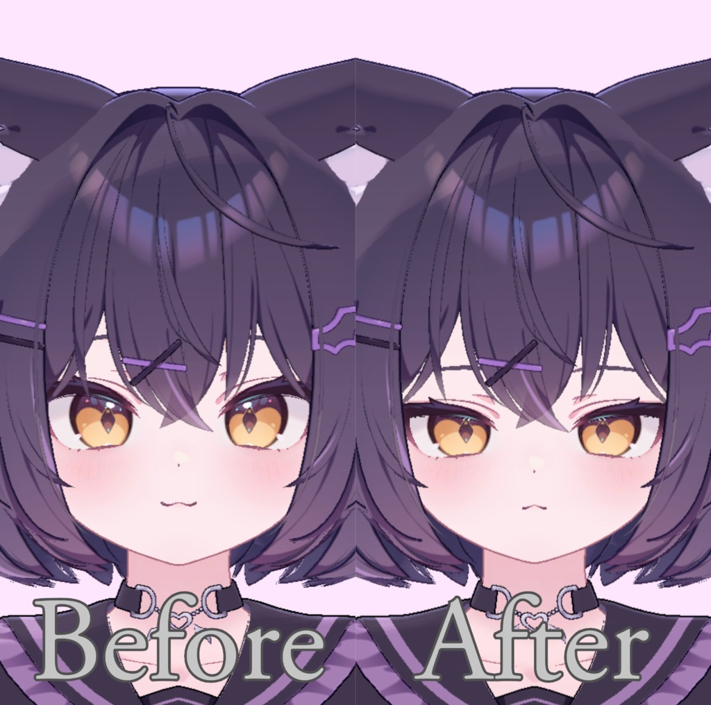 【ショコラ-Chocolat】Face Blendshape + 6 Face Animation