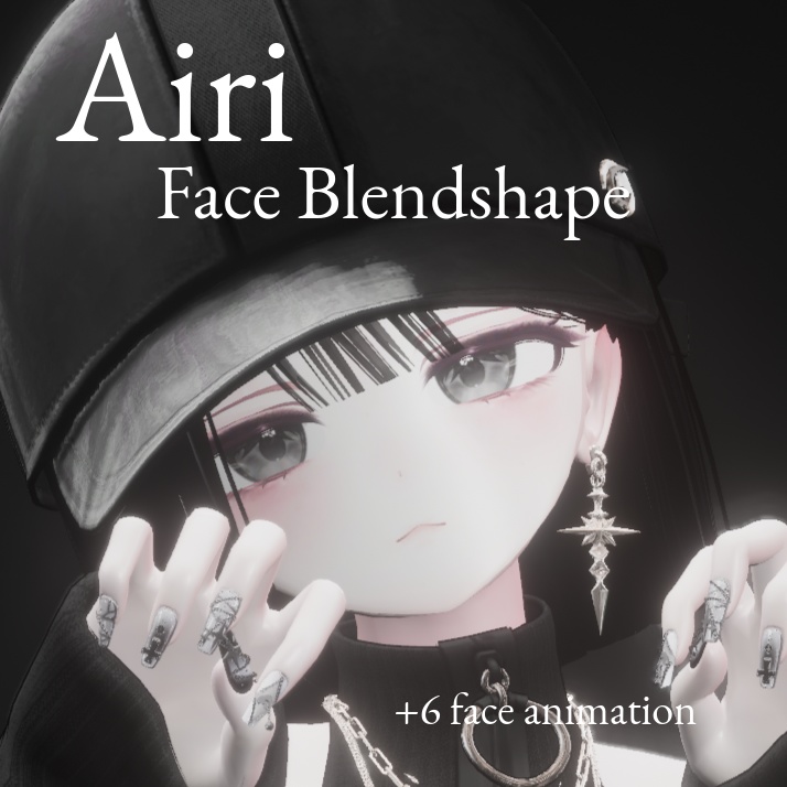 【愛莉-Airi】Face Blendshape + 6 Face Animation