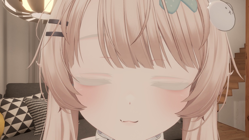 ミルフィ白まつげ＋狐の赤い三本線