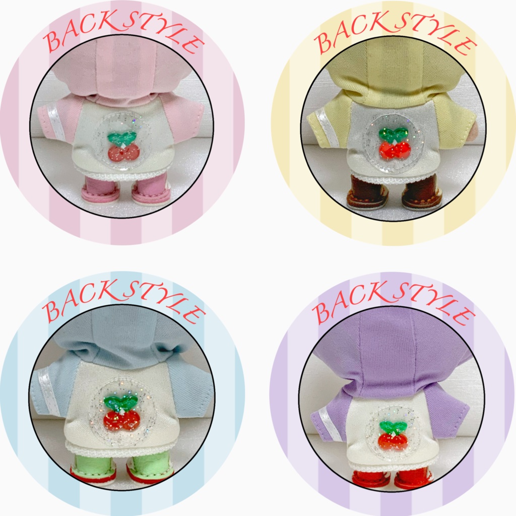 【完売御礼】チェリーバニーボタンパーカー&シューズ