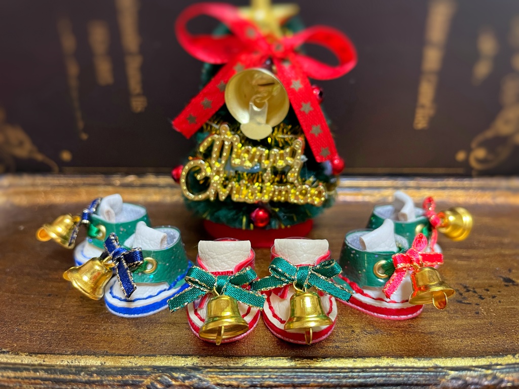 【完売御礼】Rin-Rinシューズ-クリスマス-
