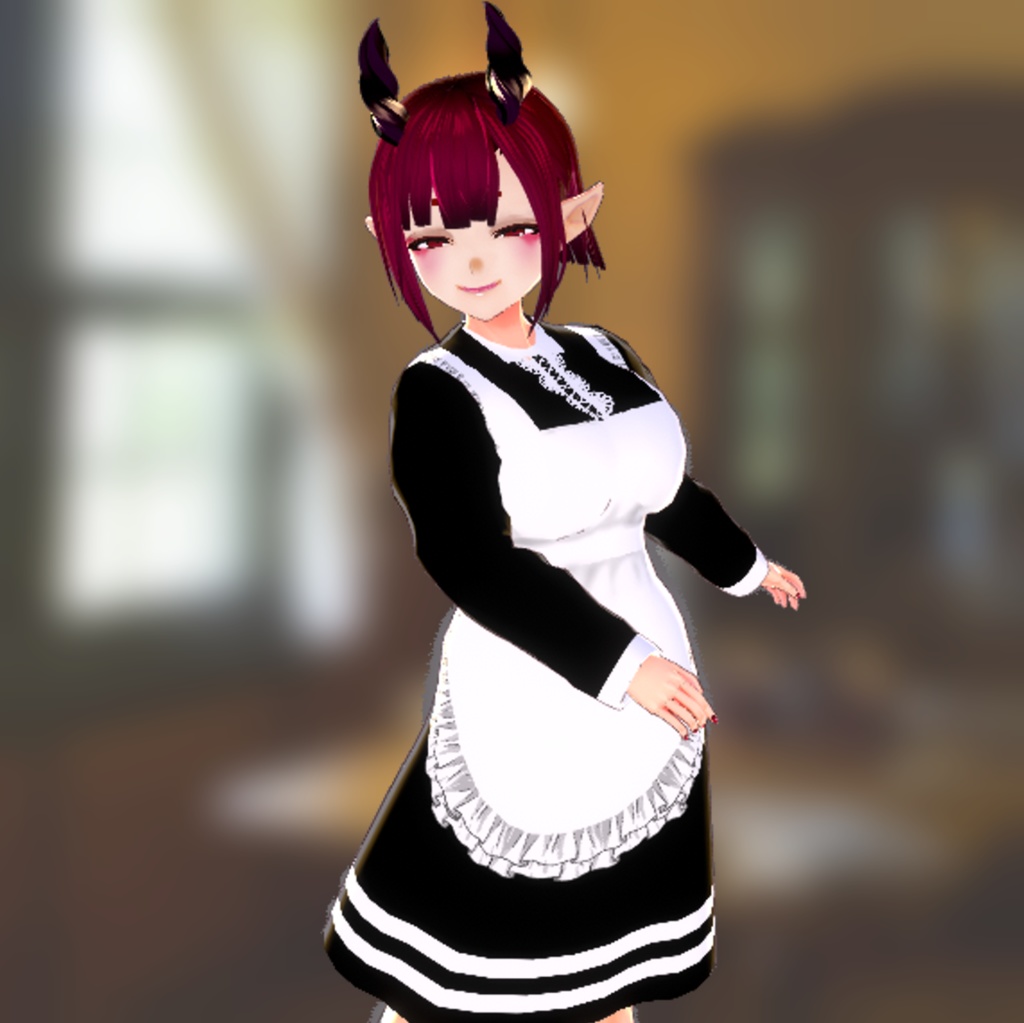 【無料配布】Vroid用メイド服テクスチャ