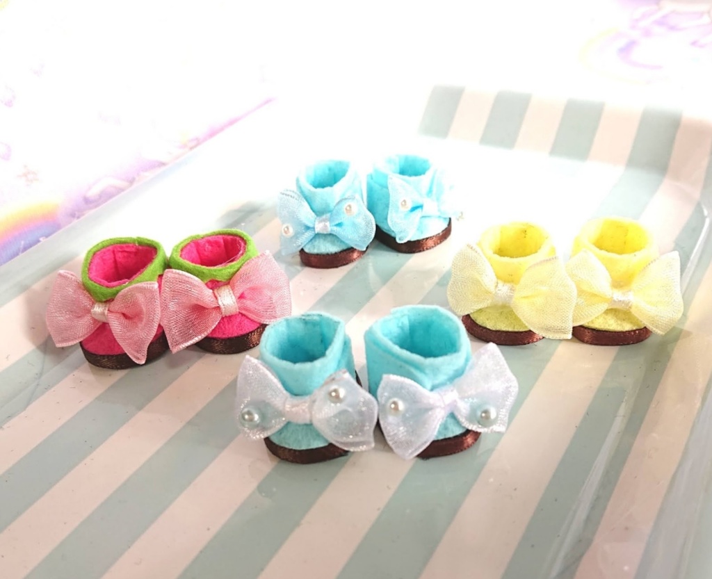 10センチぬい靴❤ドリンクイメージドリンク🍹リボン靴🎀