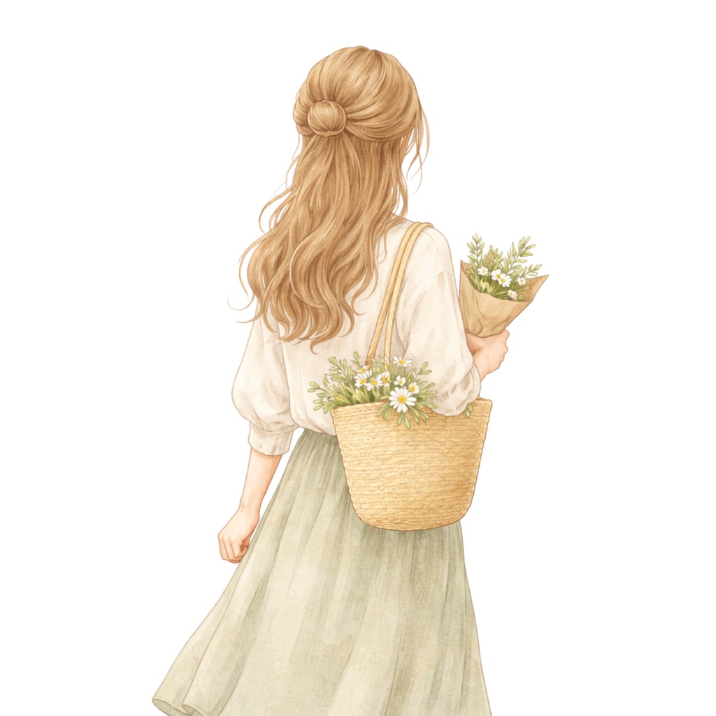 キャンドルとアロマのナチュラルマルシェ|水彩クリップアート15PNG|Canvaテンプレート|商用利用可