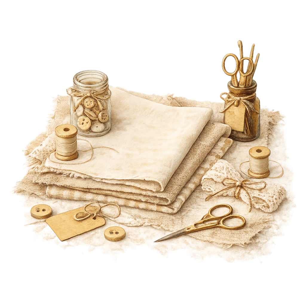 ハンドメイド作家のアトリエ|水彩クリップアート&Canvaテンプレート