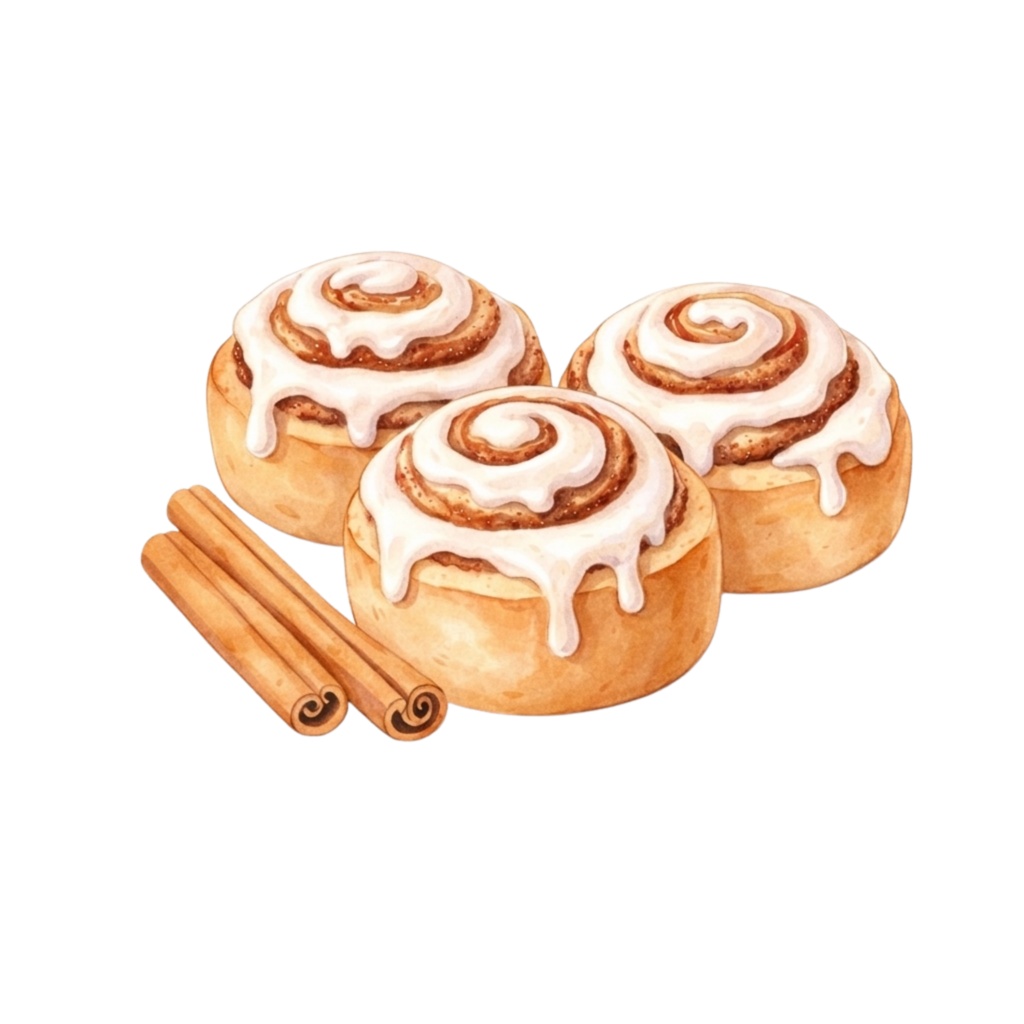 スイーツマルシェ|水彩クリップアート17点+Canvaテンプレート Sweet Dessert Marché Clipart | 17 PNG Watercolor Illustrations + Canva Templates