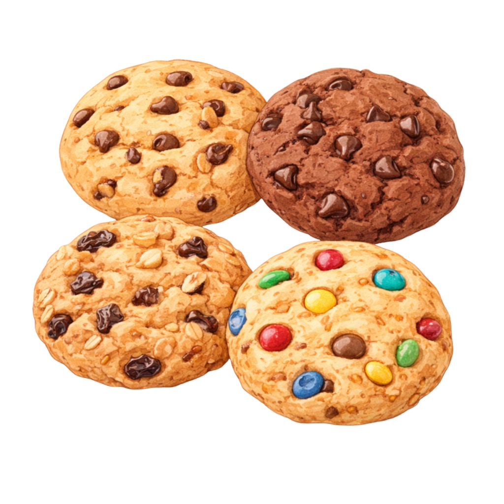 スイーツマルシェ|水彩クリップアート17点+Canvaテンプレート Sweet Dessert Marché Clipart | 17 PNG Watercolor Illustrations + Canva Templates