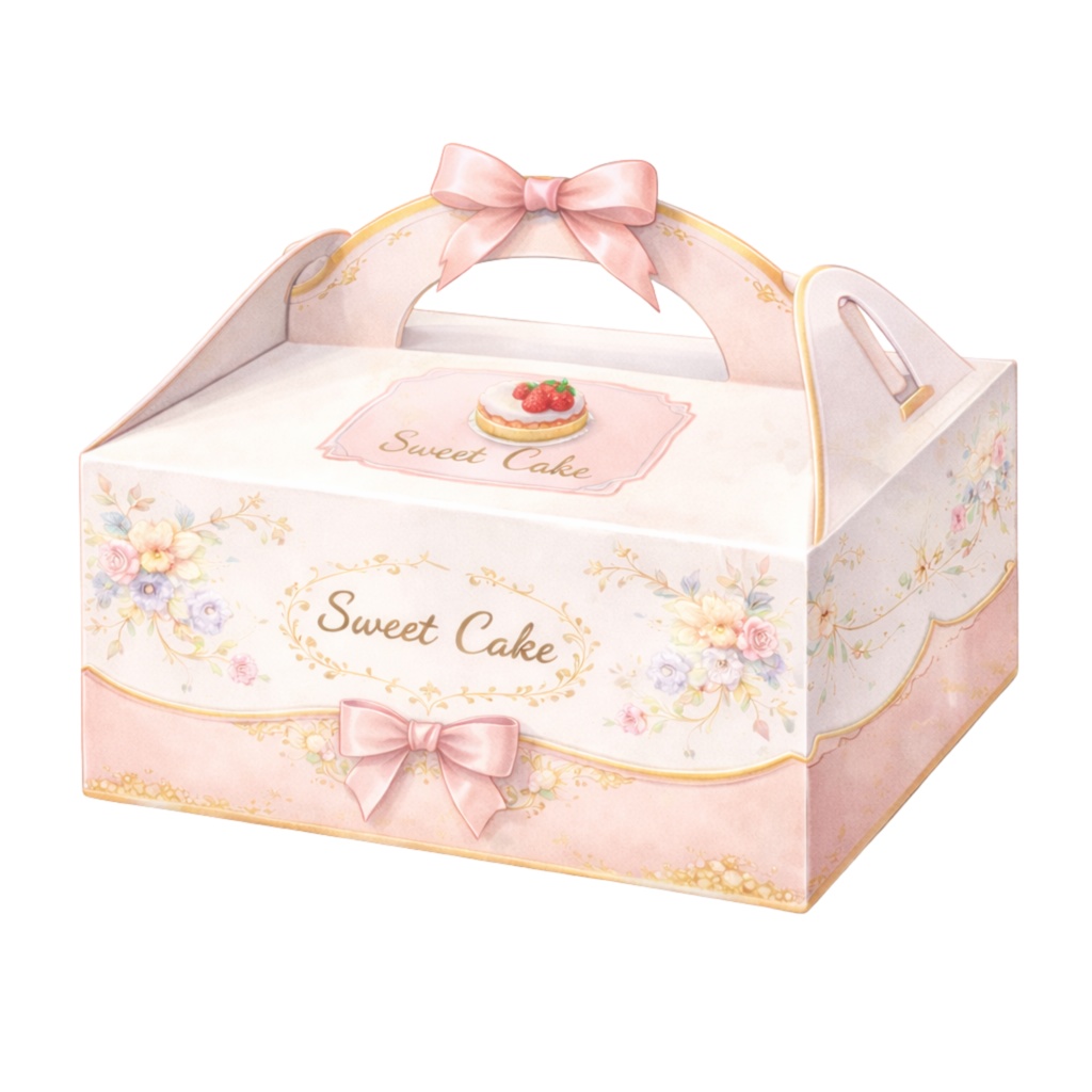 スイーツマルシェ|水彩クリップアート17点+Canvaテンプレート Sweet Dessert Marché Clipart | 17 PNG Watercolor Illustrations + Canva Templates