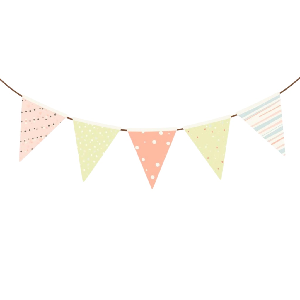 スイーツマルシェ|水彩クリップアート17点+Canvaテンプレート Sweet Dessert Marché Clipart | 17 PNG Watercolor Illustrations + Canva Templates