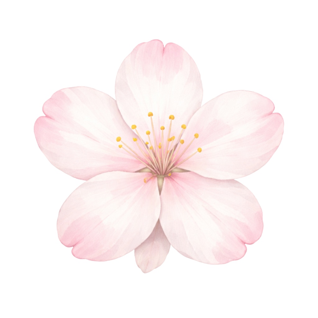 さくら水彩クリップアート素材|春の和スイーツ&桜イラスト|PNG20点|3000px|Canvaテンプレート Sakura Watercolor Clip Art Set | Cherry Blossom & Spring Sweets | 20 PNG | 3000px | Canva Template