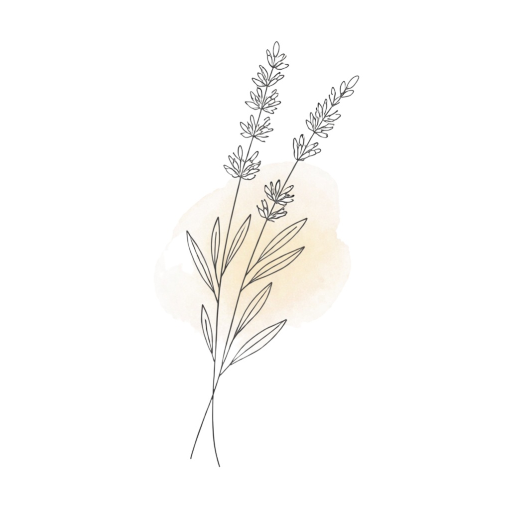 ボタニカルラインアート素材集|ミニマル・大人っぽい花のクリップアート(透過PNG) Minimal Botanical Line Art Clipart Set | Elegant Floral PNG (Transparent)