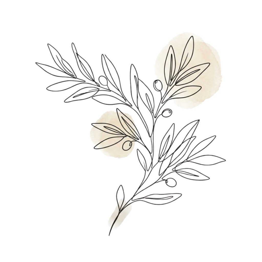 ボタニカルラインアート素材集|ミニマル・大人っぽい花のクリップアート(透過PNG) Minimal Botanical Line Art Clipart Set | Elegant Floral PNG (Transparent)