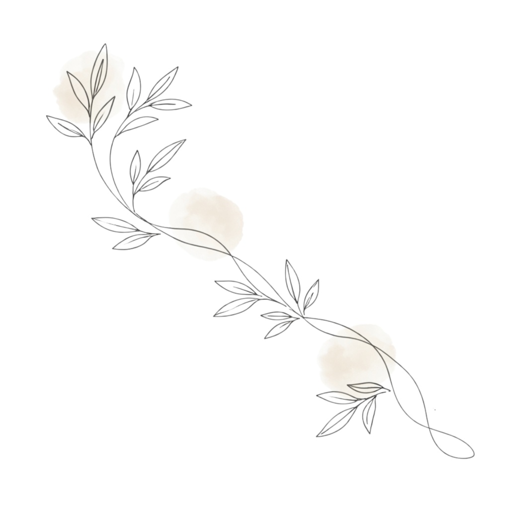 ボタニカルラインアート素材集|ミニマル・大人っぽい花のクリップアート(透過PNG) Minimal Botanical Line Art Clipart Set | Elegant Floral PNG (Transparent)