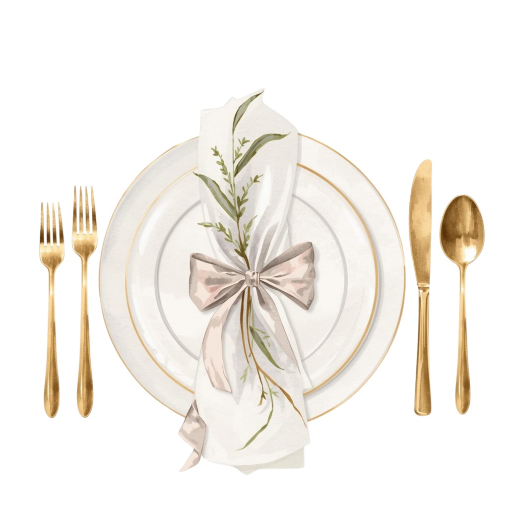 水彩ブライダルクリップアート20点|結婚式ペーパーアイテム素材|Canvaテンプレート付き|透過PNG