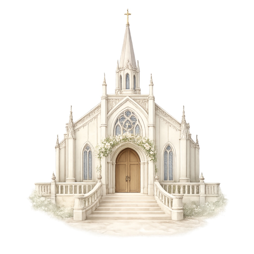 水彩ブライダルクリップアート20点|結婚式ペーパーアイテム素材|Canvaテンプレート付き|透過PNG