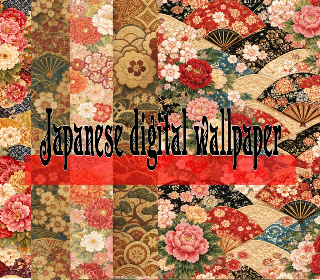 和柄の壁紙