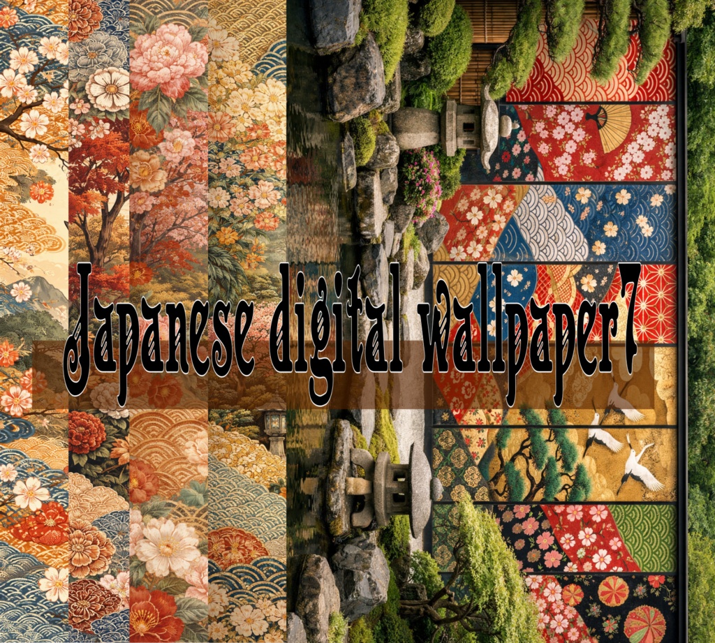 和の建物の壁紙