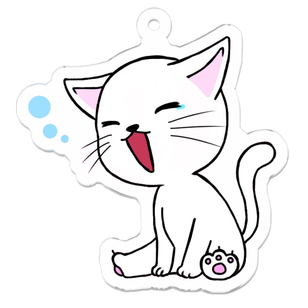 あくびにゃんこアクキー