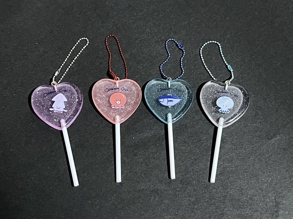 おさかなおいしい！キャンディキーホルダー