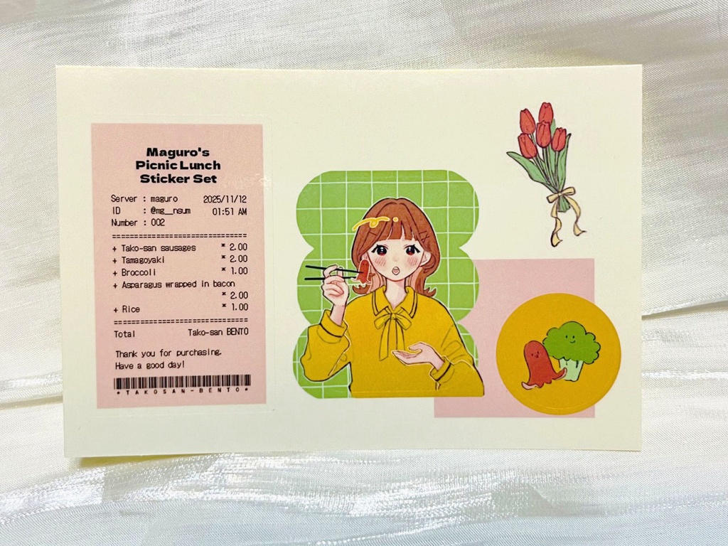 ピクニックごはんシールシート