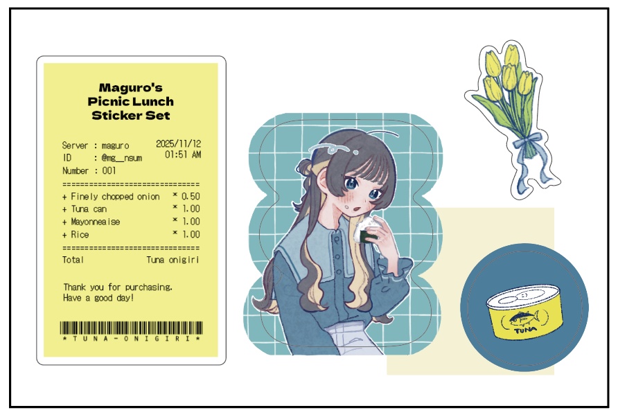 ピクニックごはんシールシート