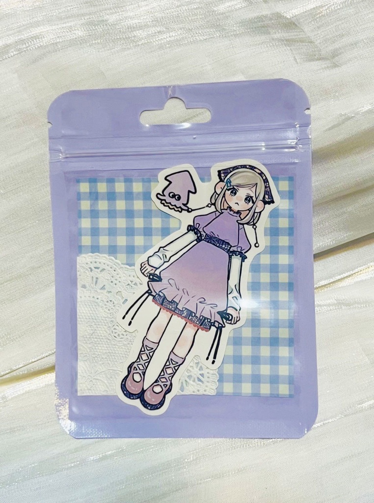 おさかなファッションステッカー