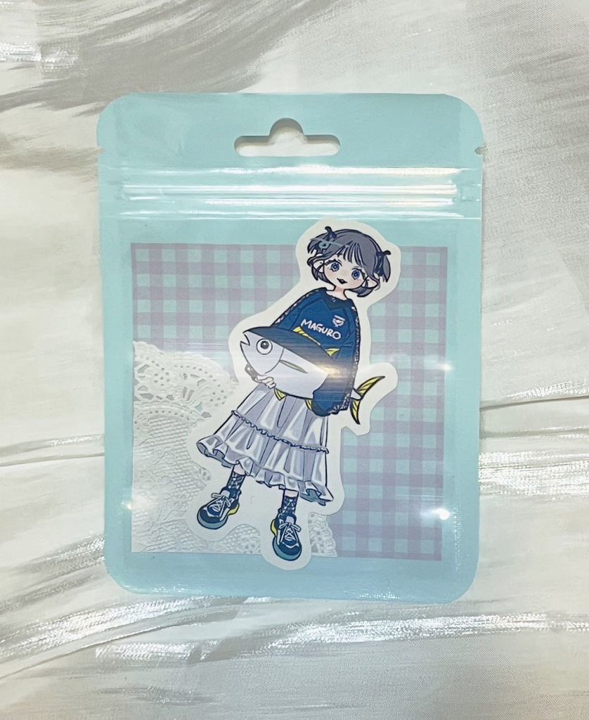 おさかなファッションステッカー