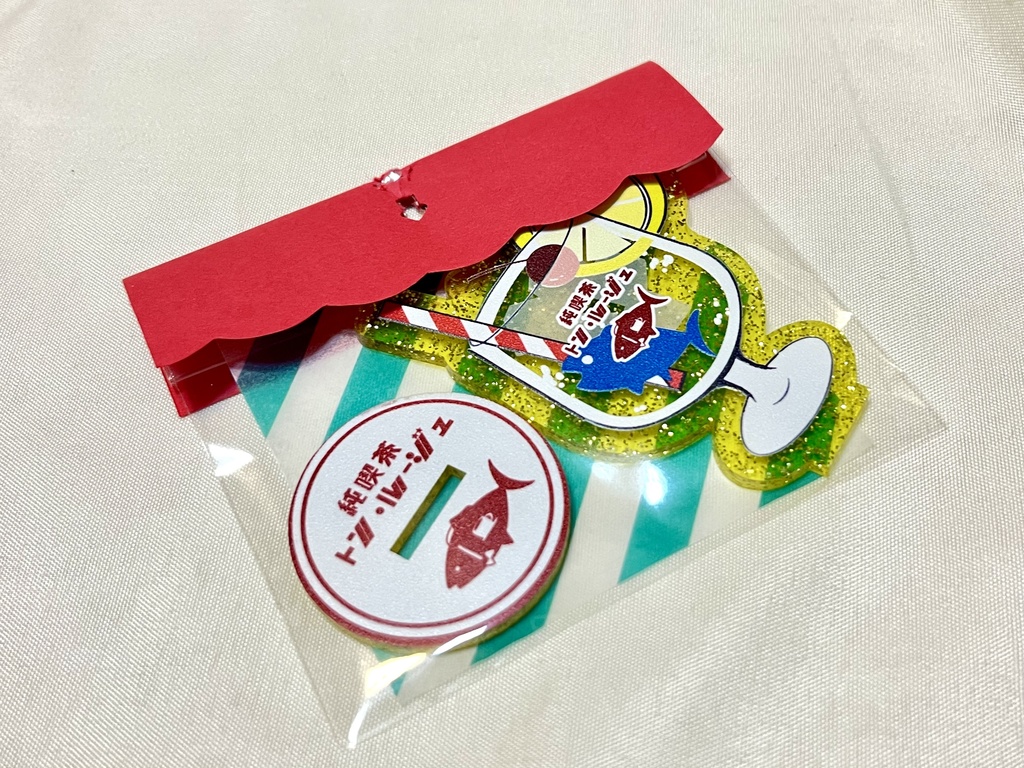 [純喫茶モチーフ]ドリンク風キラキラアクリルスタンド(レモンスカッシュ))