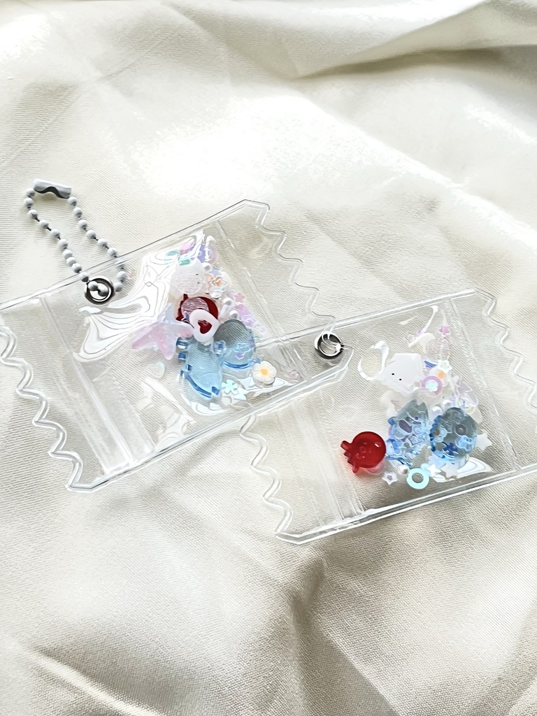 【★新作】おさかなビーズシャカシャカチャーム