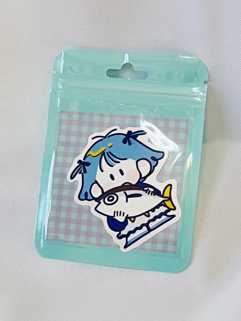 【★新作】レトロポップおさかなステッカー