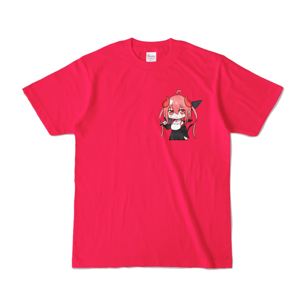 紅園くりむYouTube登録者100人突破記念カラーTシャツシリーズ【大剣くりむ】/T-shirt