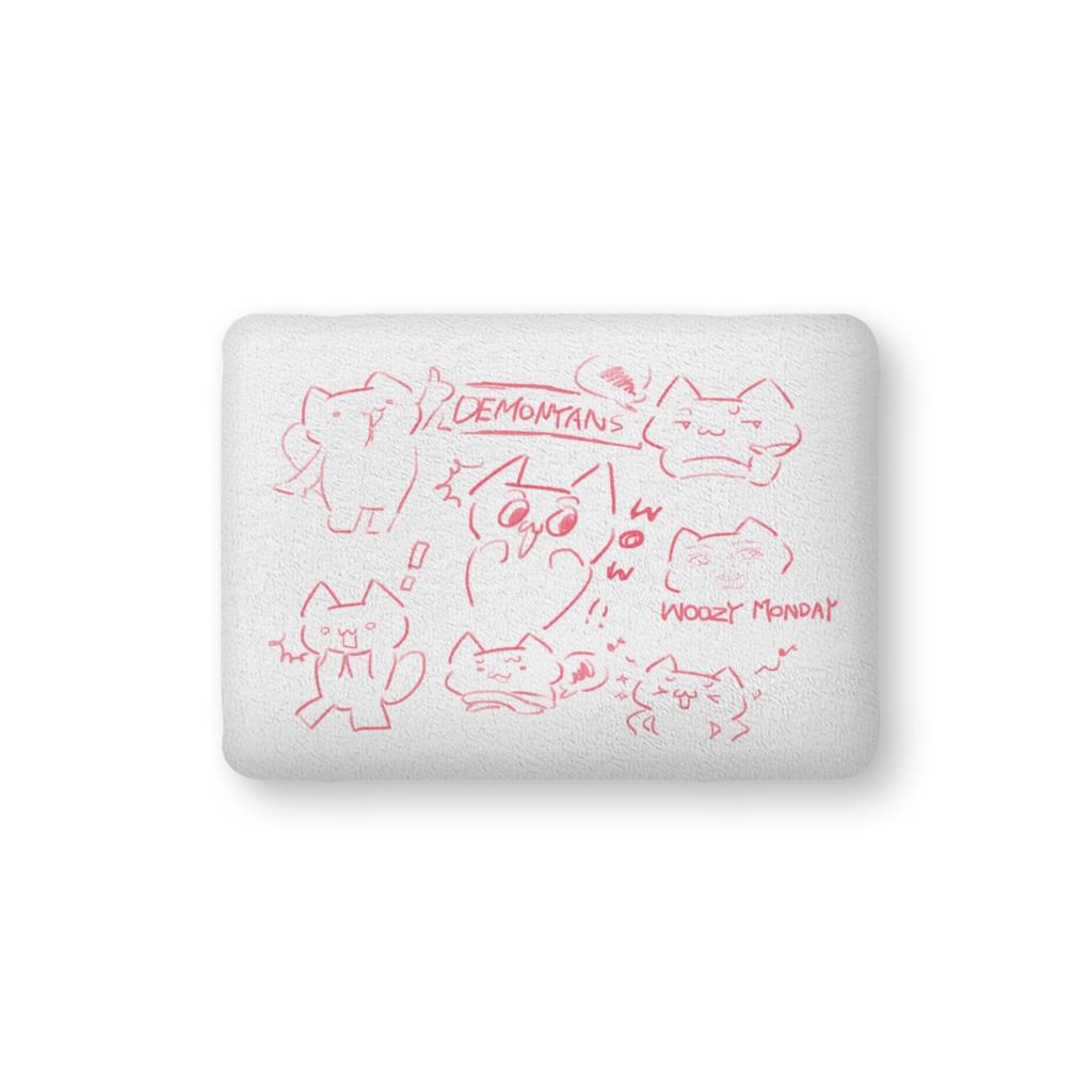 でもにゃんずふかふかクッション/Demonyans fluffy cushion