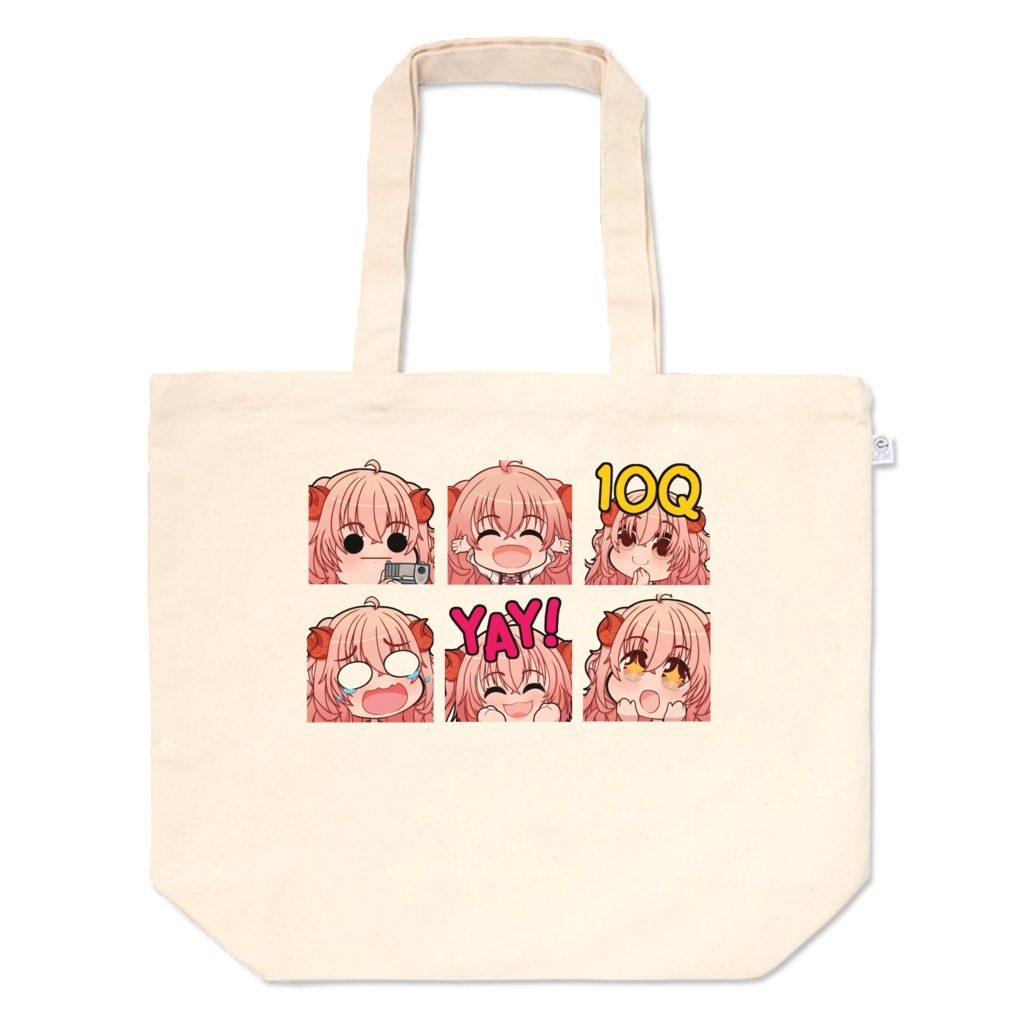 くりむ絵文字トートバッグ / Crim Emoji tote bag
