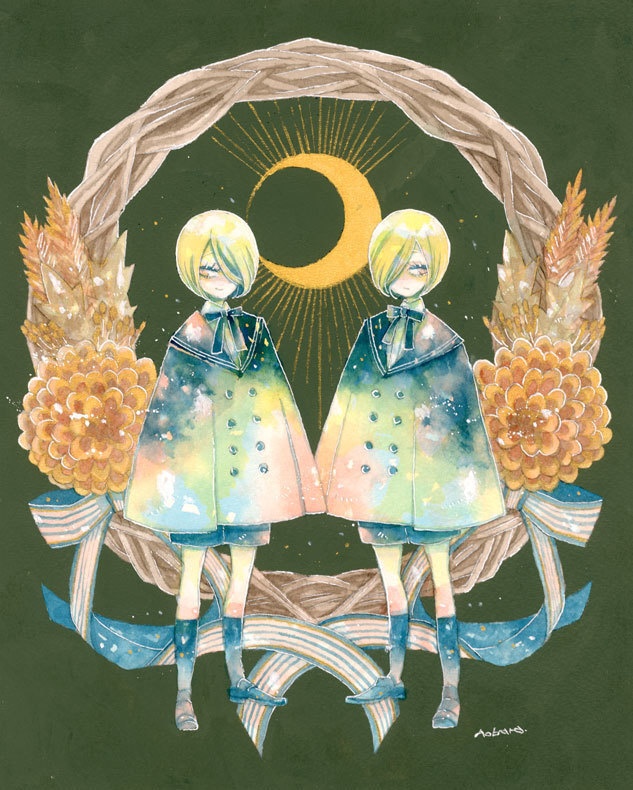 『虚無の円環』『歪な肖像』ポストカード(2種類セット)