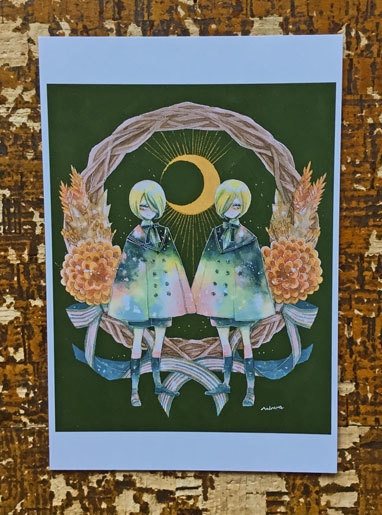 『虚無の円環』『歪な肖像』ポストカード(2種類セット)