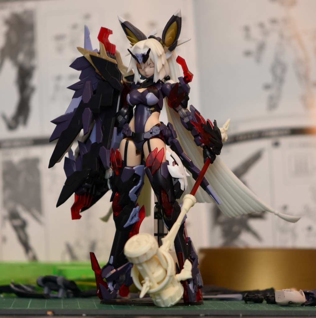 Nekoくん_メガミデバイス朱羅用-髪パーツ