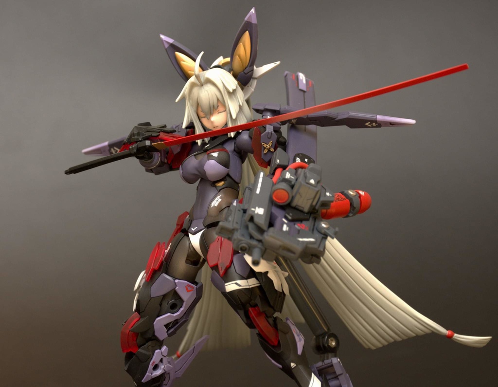 Nekoくん_メガミデバイス朱羅用-髪パーツ