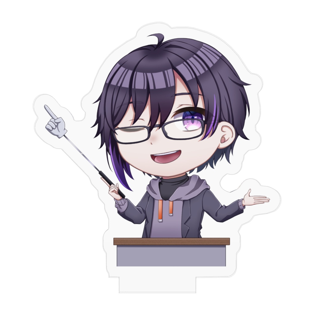 【御影学園・購買部】御影幽斗SD(教鞭ver)アクリルスタンド