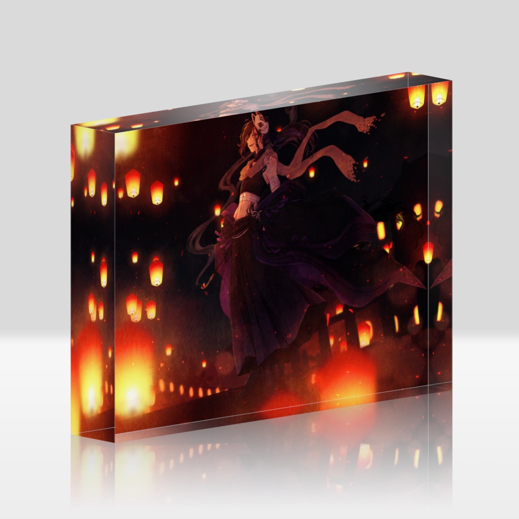 【御影学園・購買部】御影幽斗アクリルブロック【灯璻様】