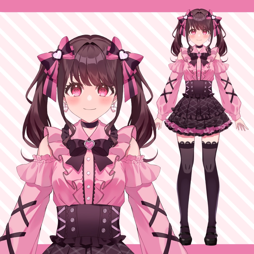 【Live2D】汎用Vtuberモデル【VtubeStudio対応】