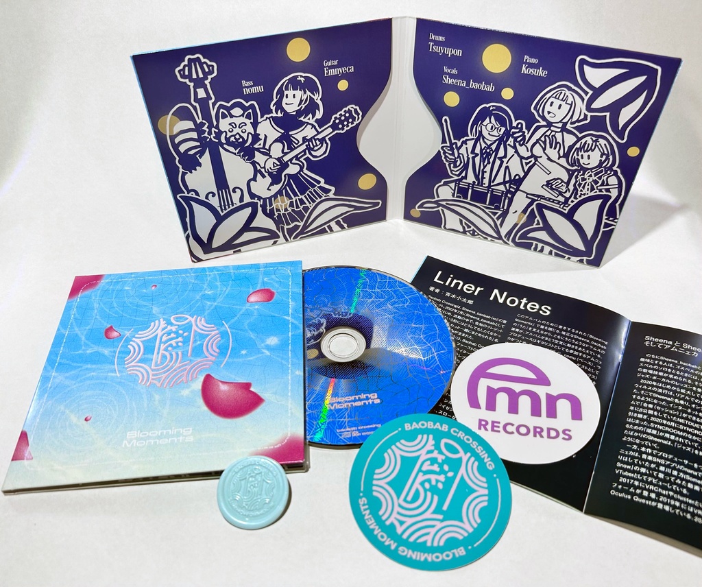 Blooming Moments|Baobab Crossing 1st Album(CD + Booklet + Sticker)