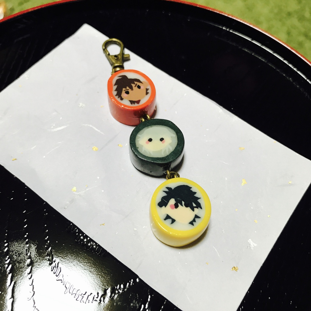 刀剣乱舞 伊達組　金太郎飴ストラップ