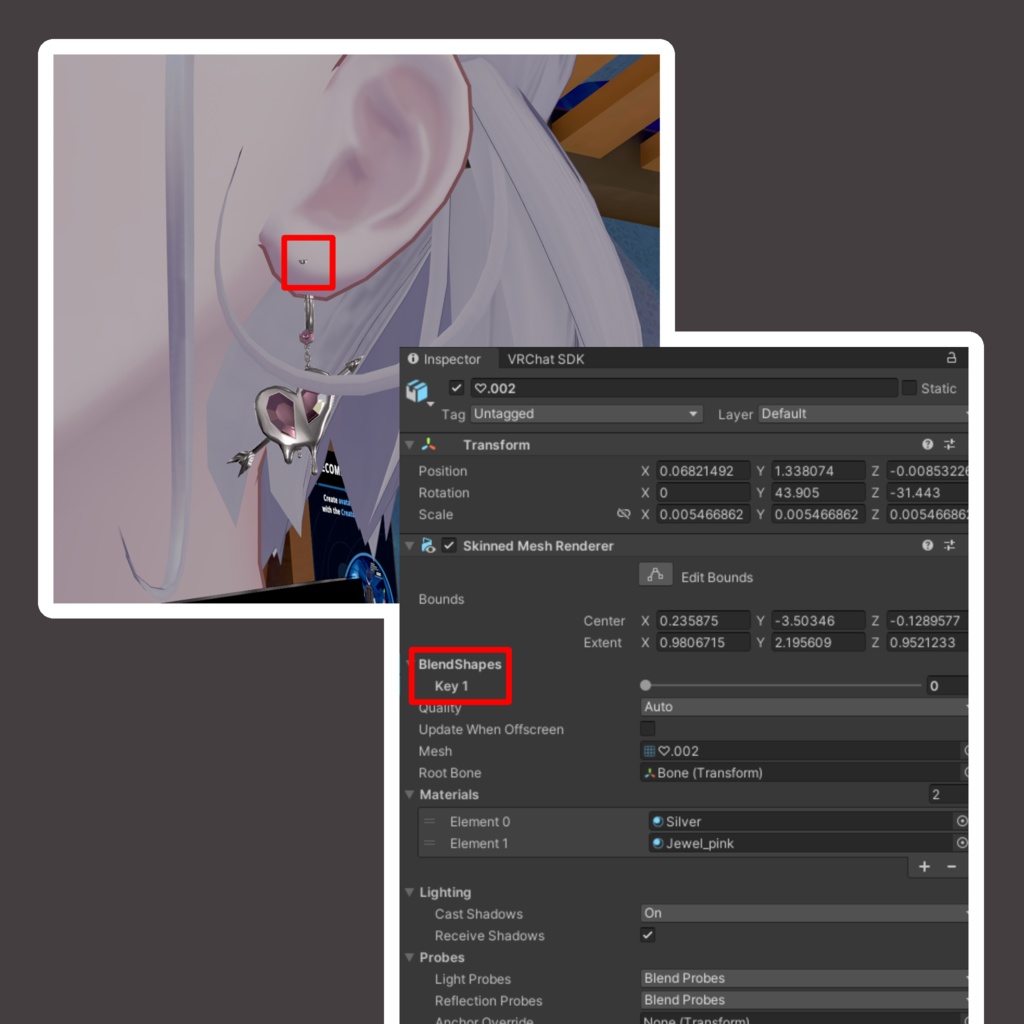 Earring and Neckleace