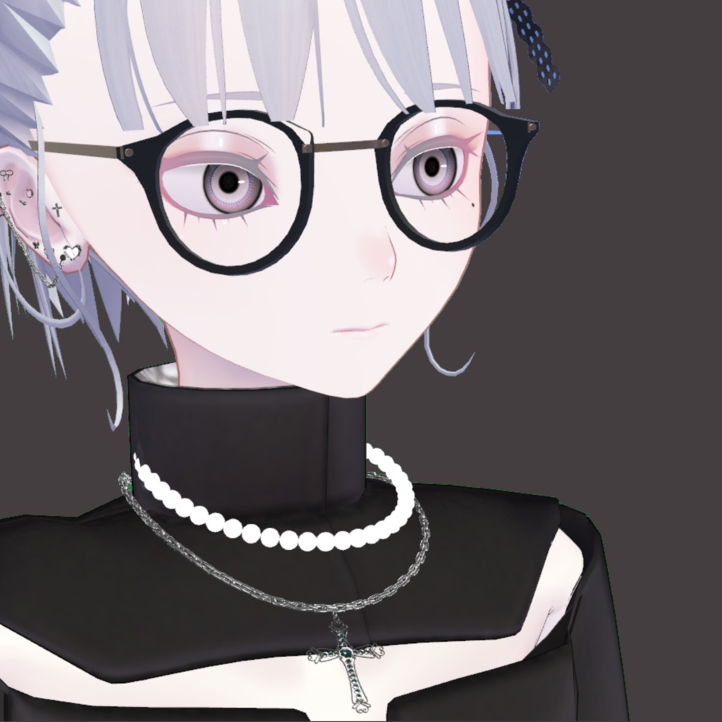 cross & pearl neckleace